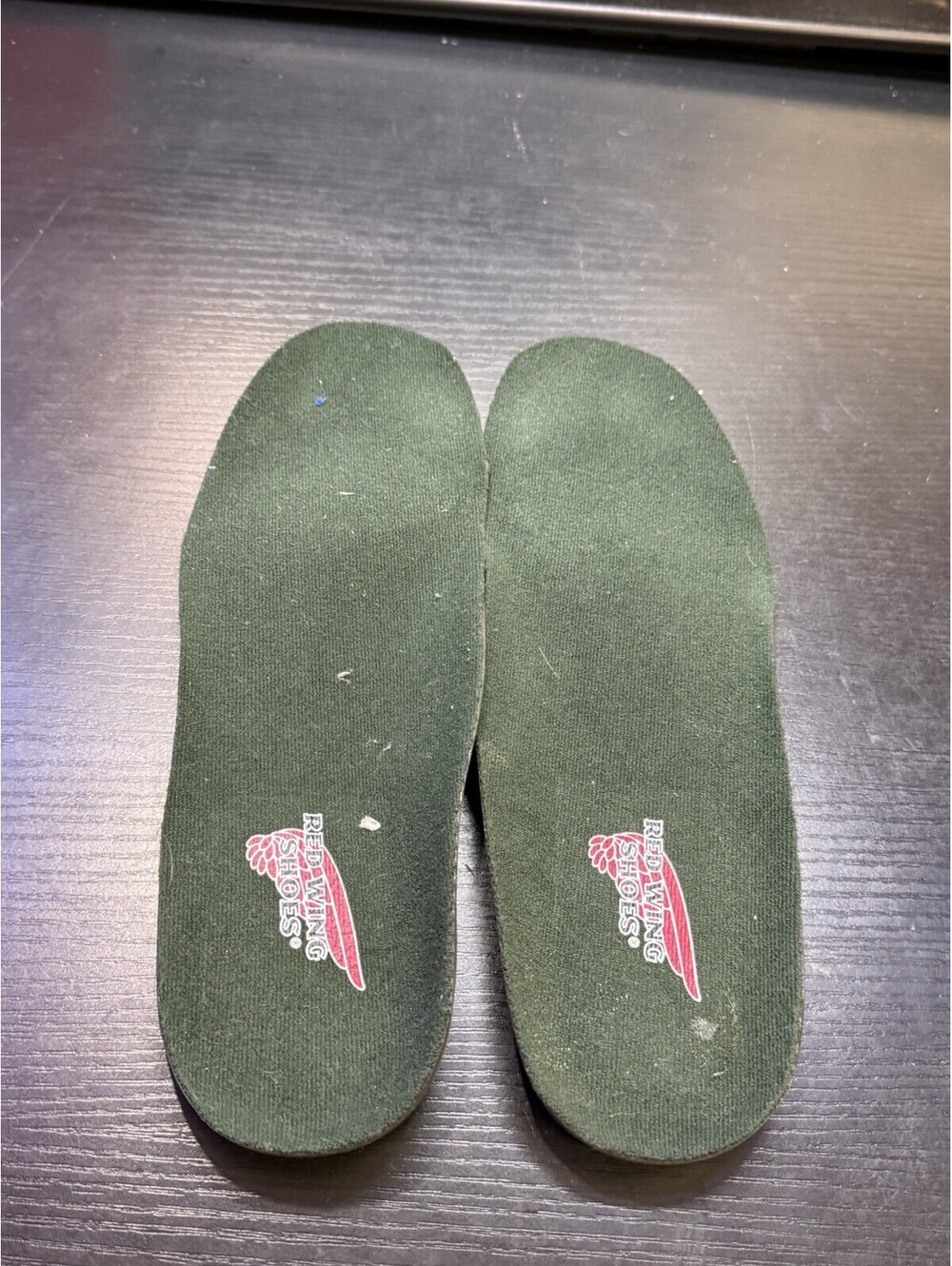 Red Wing Shoes Replacement Insoles Green Size 9B Pair Model 800